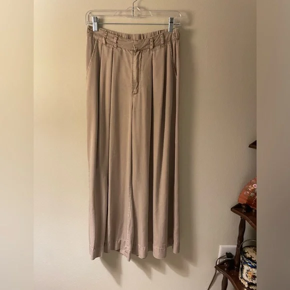 Young Fabulous & Broke Small Tan wide leg Pants - Picture 3 of 7